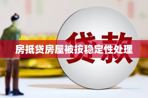 商南房抵贷房屋被按稳定性处理